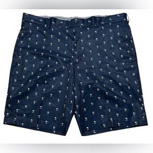 Walter Hagen Perfect 11 Men’s Golf Shorts Palm print Navy‎ Size 42 inseam 10”